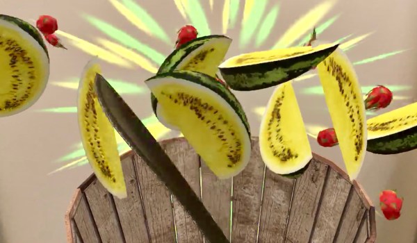 Fruit Warrior AR - Game Still